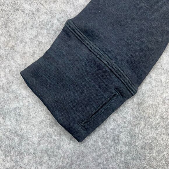 Under Armour Sweatshirt Womens Large Black 1/4 Zip Storm Mock Neck Running Y2K - Picture 8 of 14